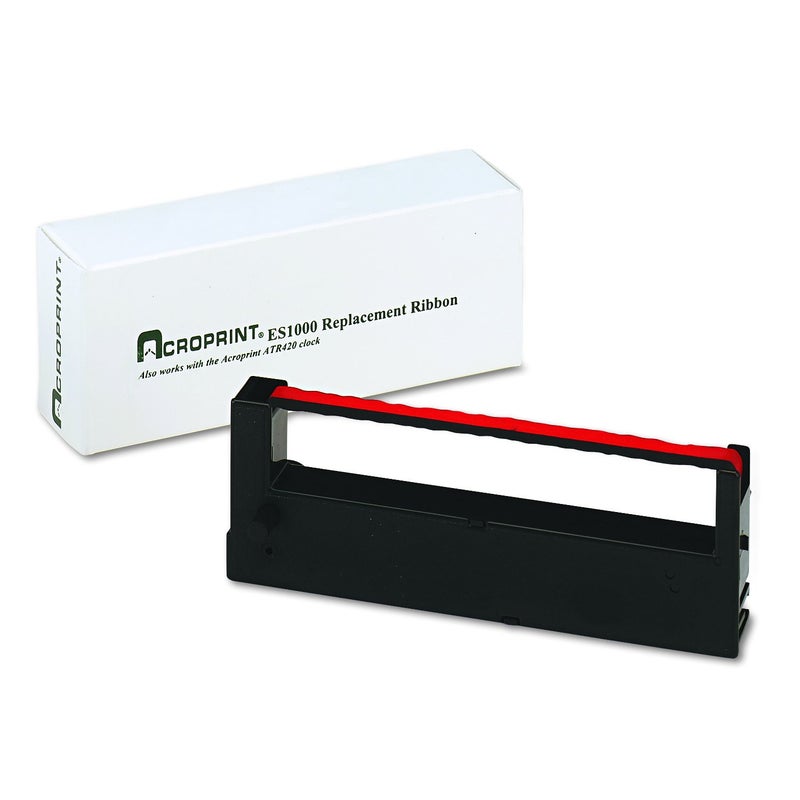 Acroprint Time Recorder Co. Replacement Ribbon for ES1000 Recorder, Black/Red (ACP390129000) - Image 2